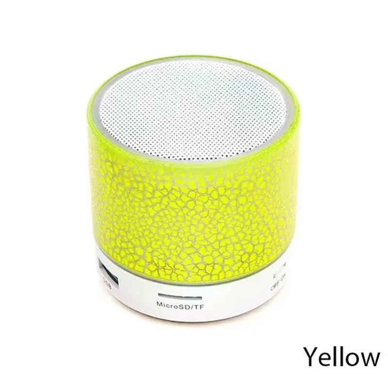 Bluetooth Mini Speaker LED Subwoofer TF Card USB Portable MP3