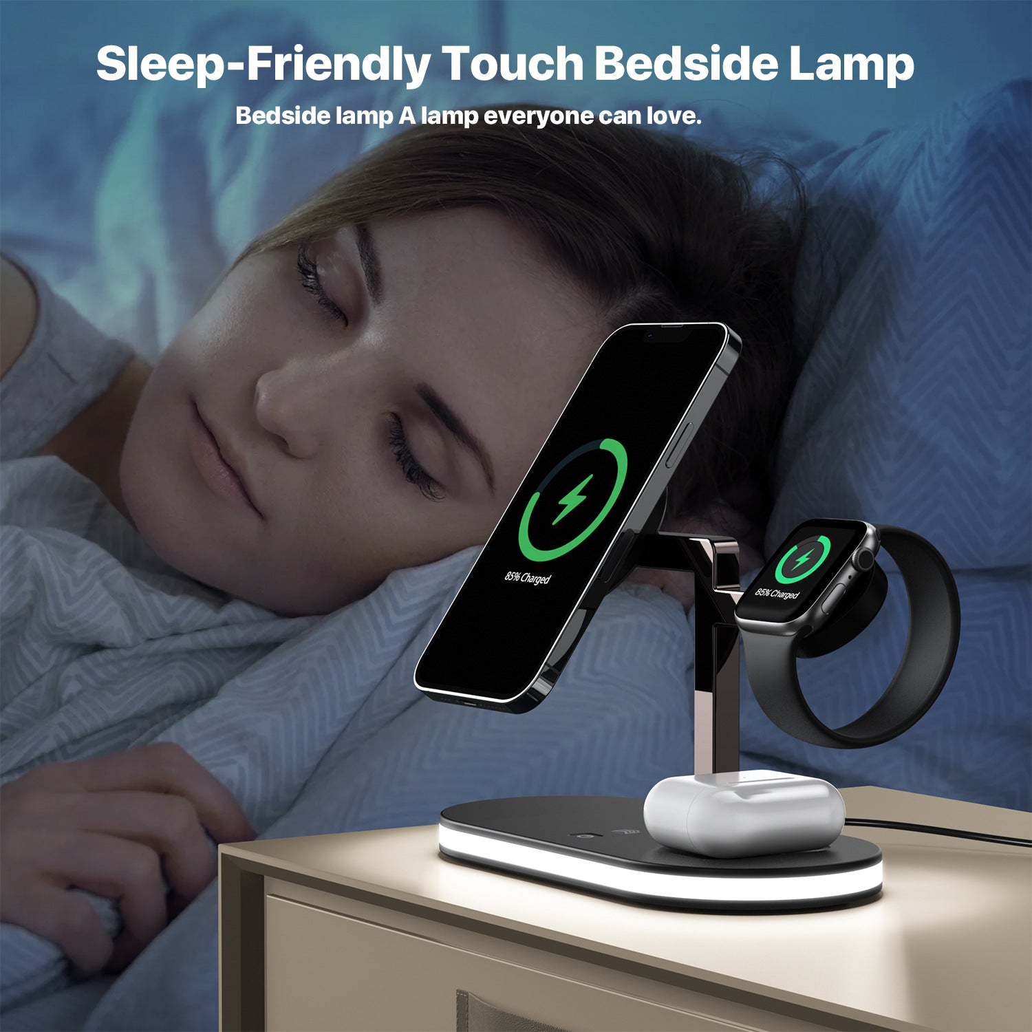 Magnetic Wireless Charger Lamp