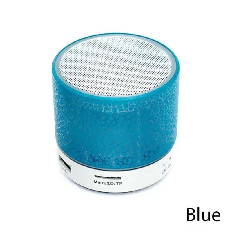 Bluetooth Mini Speaker LED Subwoofer TF Card USB Portable MP3