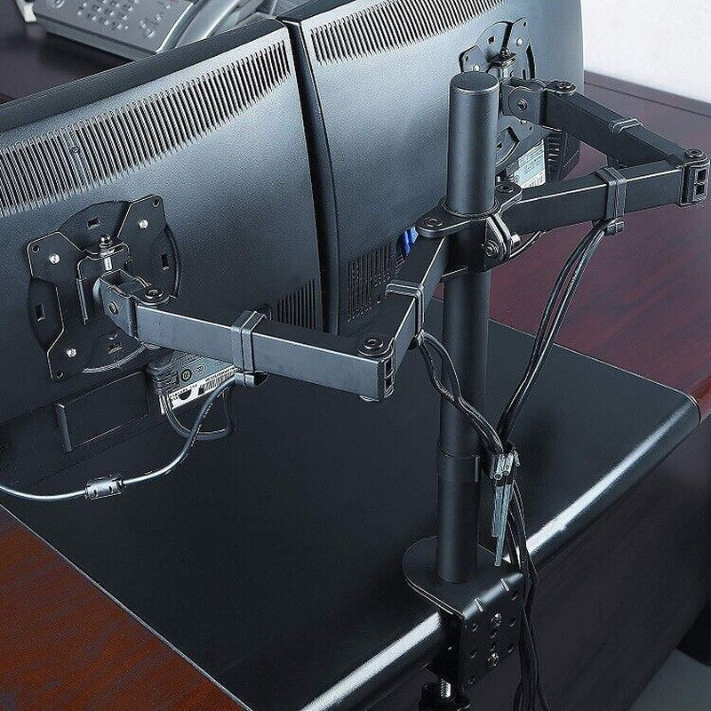 Dual Arm Desk Monitor Stand