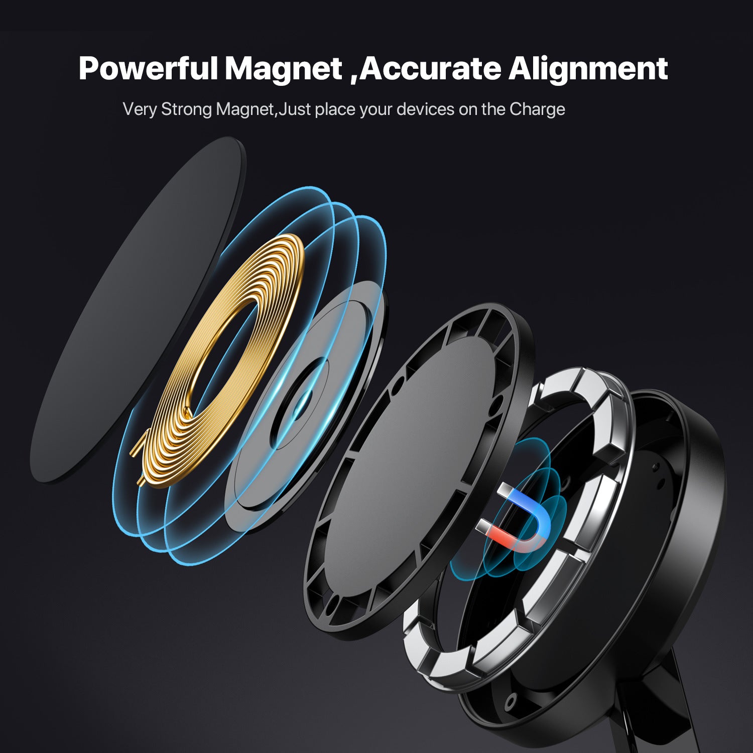 Magnetic Wireless Charger Lamp