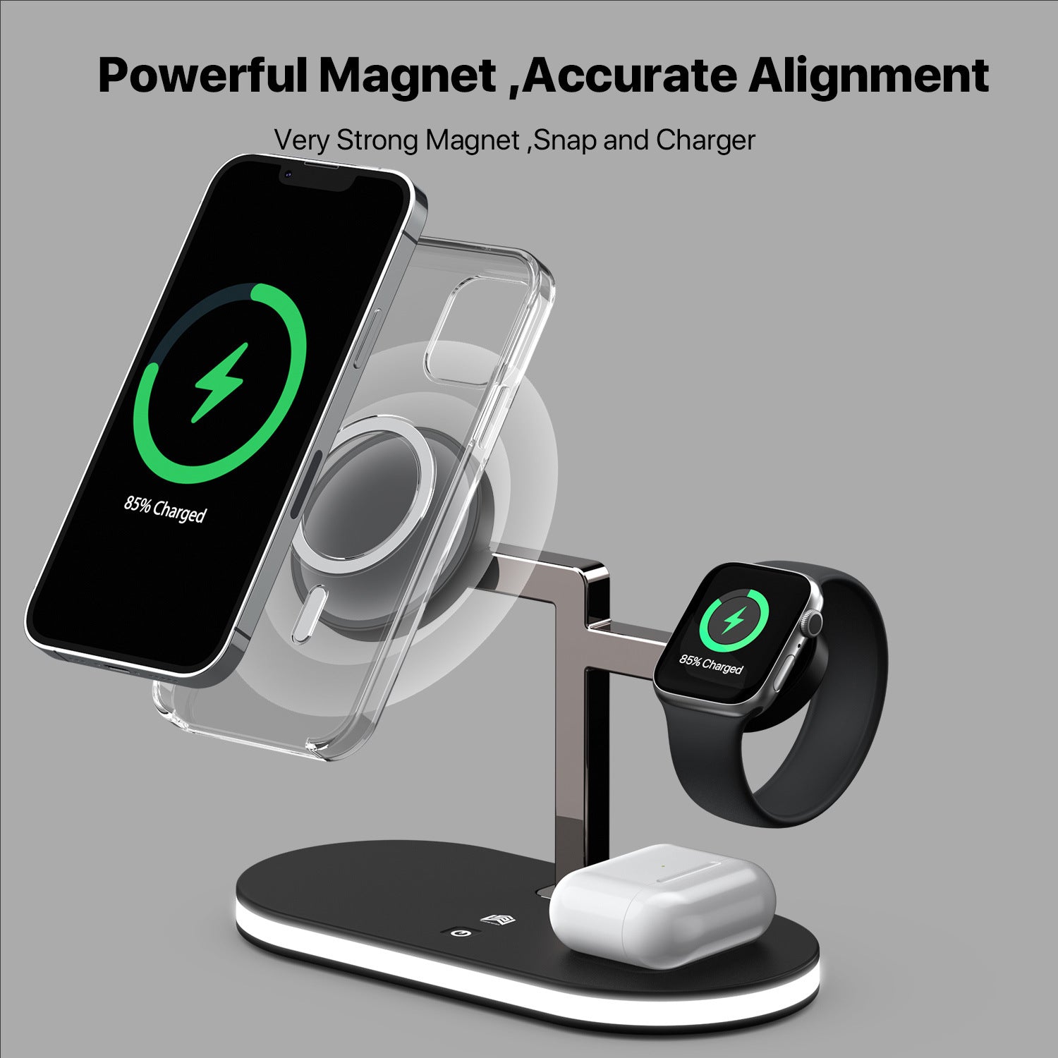 Magnetic Wireless Charger Lamp