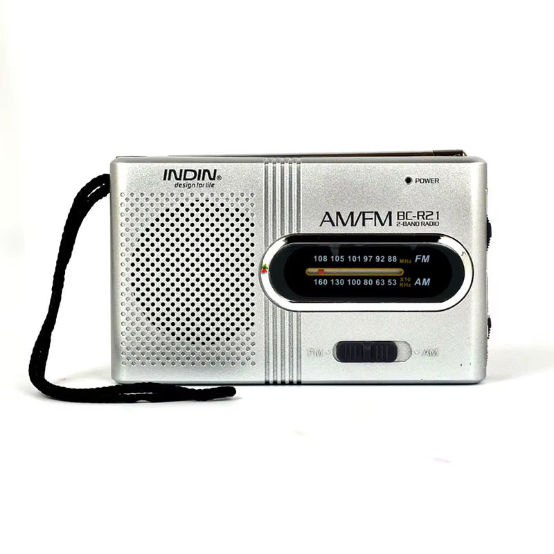 Mini Radio AM/FM Portable, Battery-Operated, Best Reception