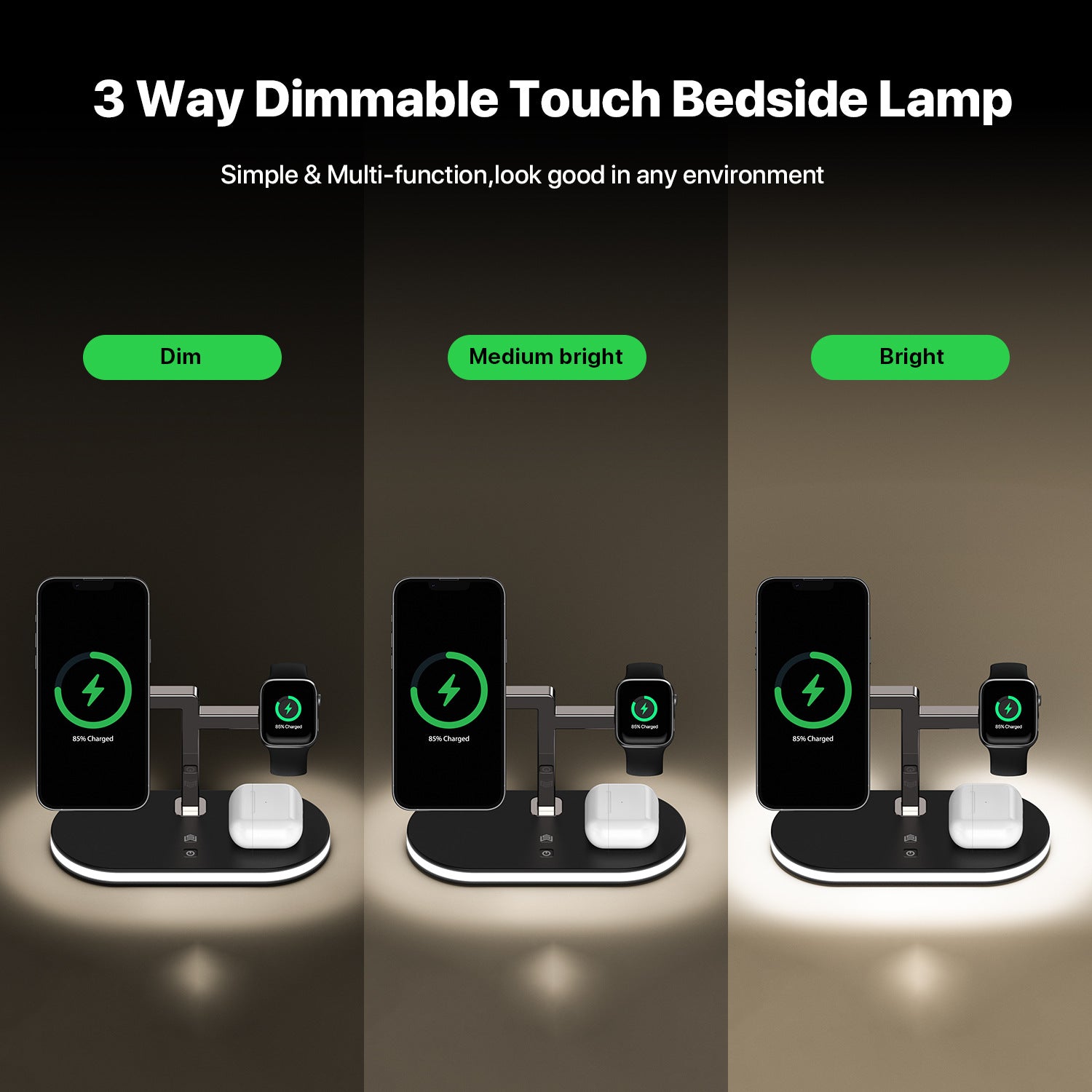 Magnetic Wireless Charger Lamp