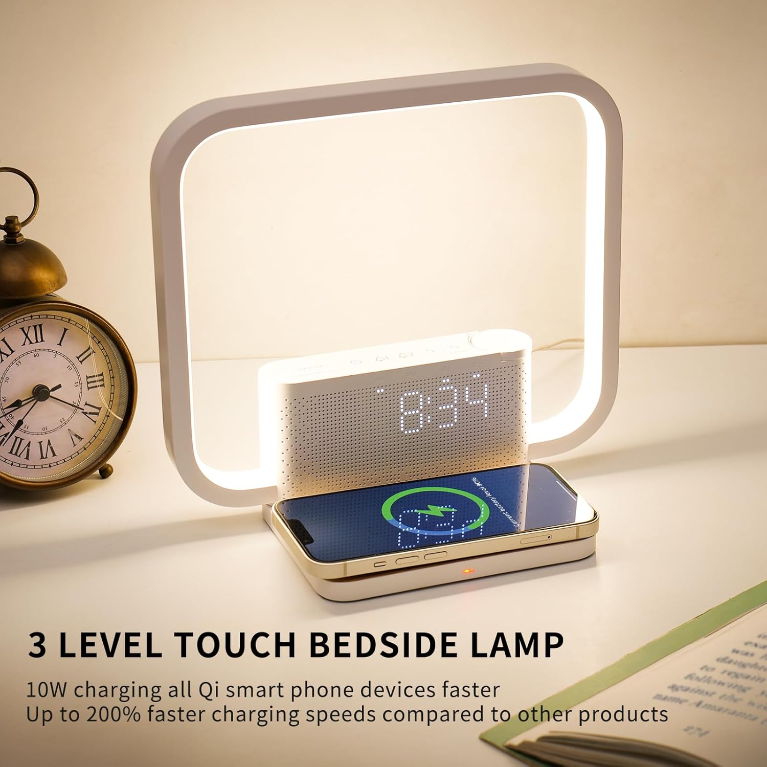 Bedside Lamps, Sunrise Alarm Clock for Heavy Sleepers, Table Lamp