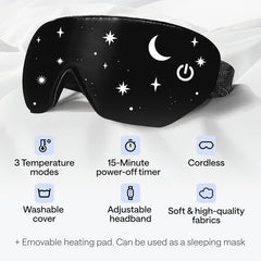 Cordless Heated Eye Mask for Dry Eyes