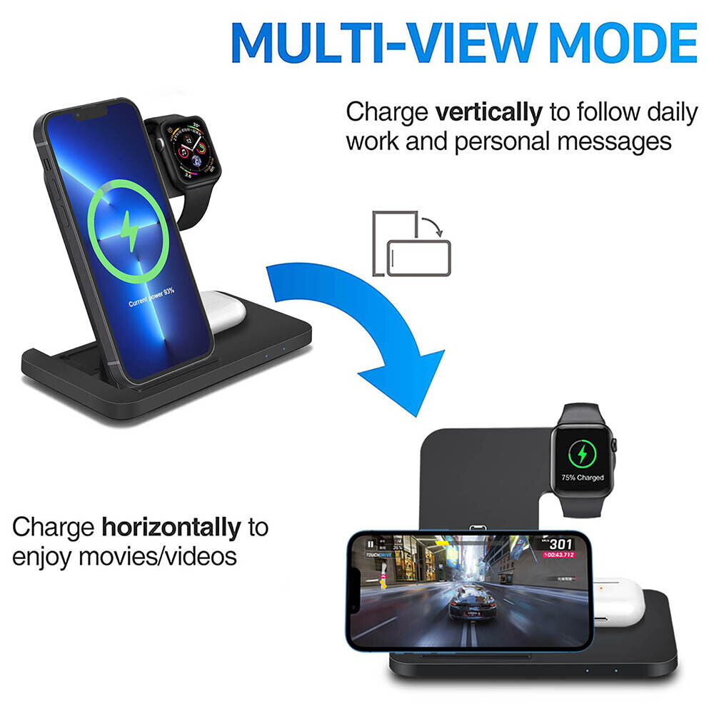 Wireless 3-in-1 Charging Station