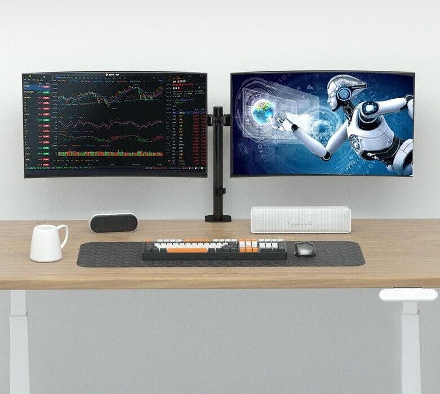 Dual Arm Desk Monitor Stand