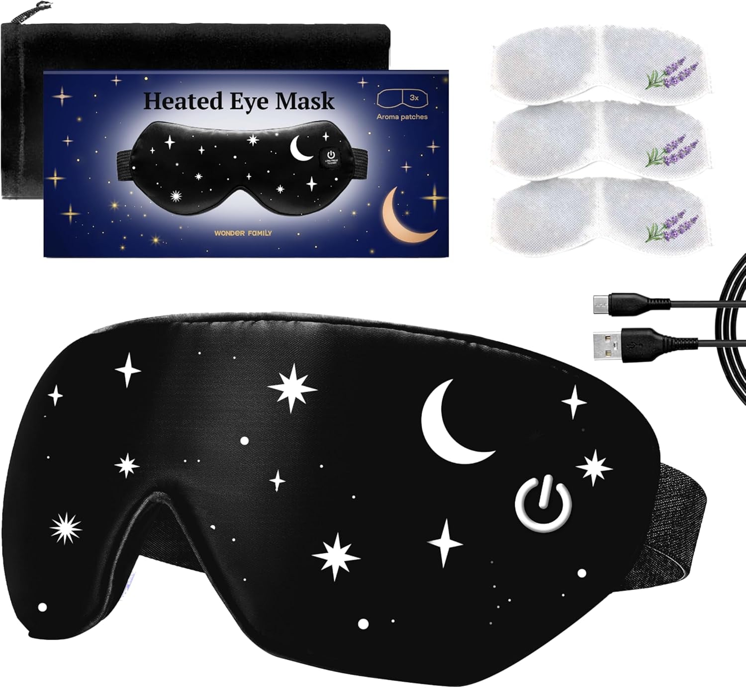 Cordless Heated Eye Mask for Dry Eyes