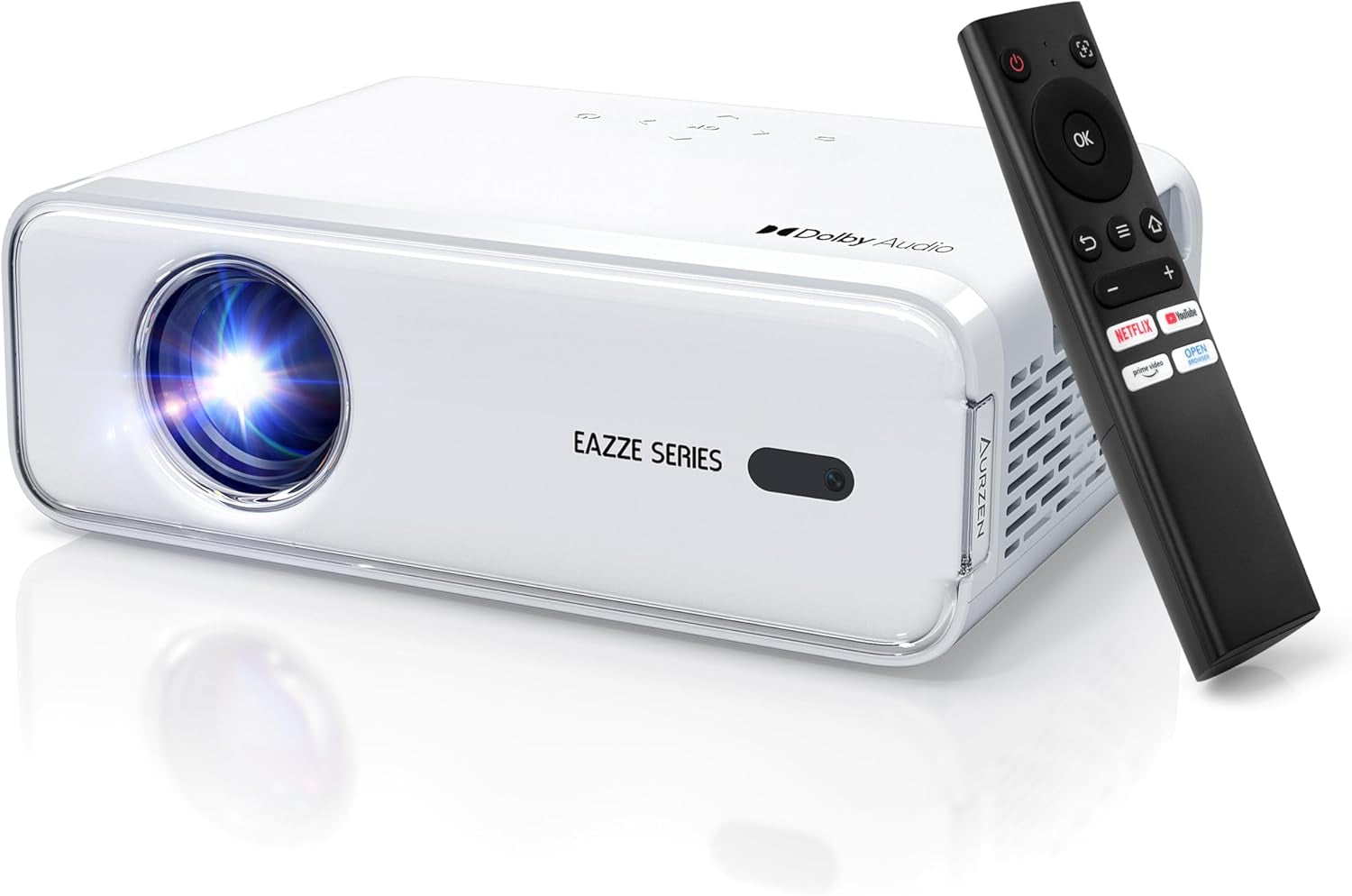 Smart Projector with Wifi and Bluetooth Auto Focus & Keystone