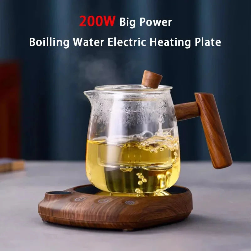 Electric Beverage Heating Plate 200W Smart Milk Tea Coffee Cup Mug Warmer