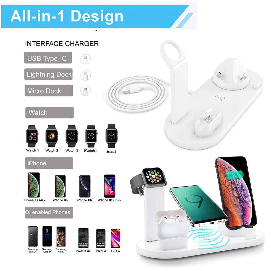 7-in-1 Wireless Charger Stand