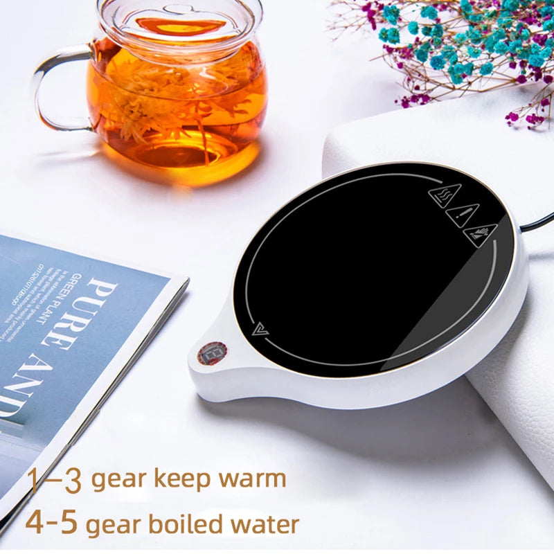 200W Cup Heater Mug Warmer 100°C Hot Tea Makers Warmer Coaster