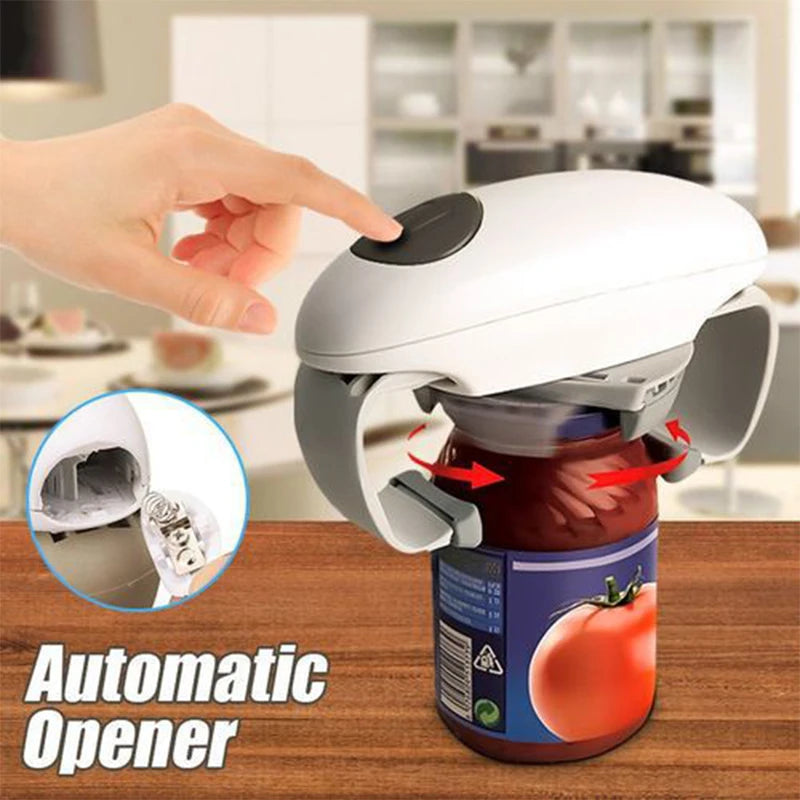 Electric Can & Jar Opener, Automatic Mini Touch Bottle Tool