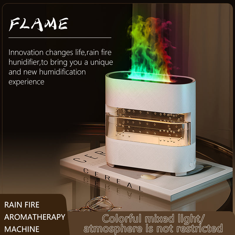 Water Drip Flame Humidifier