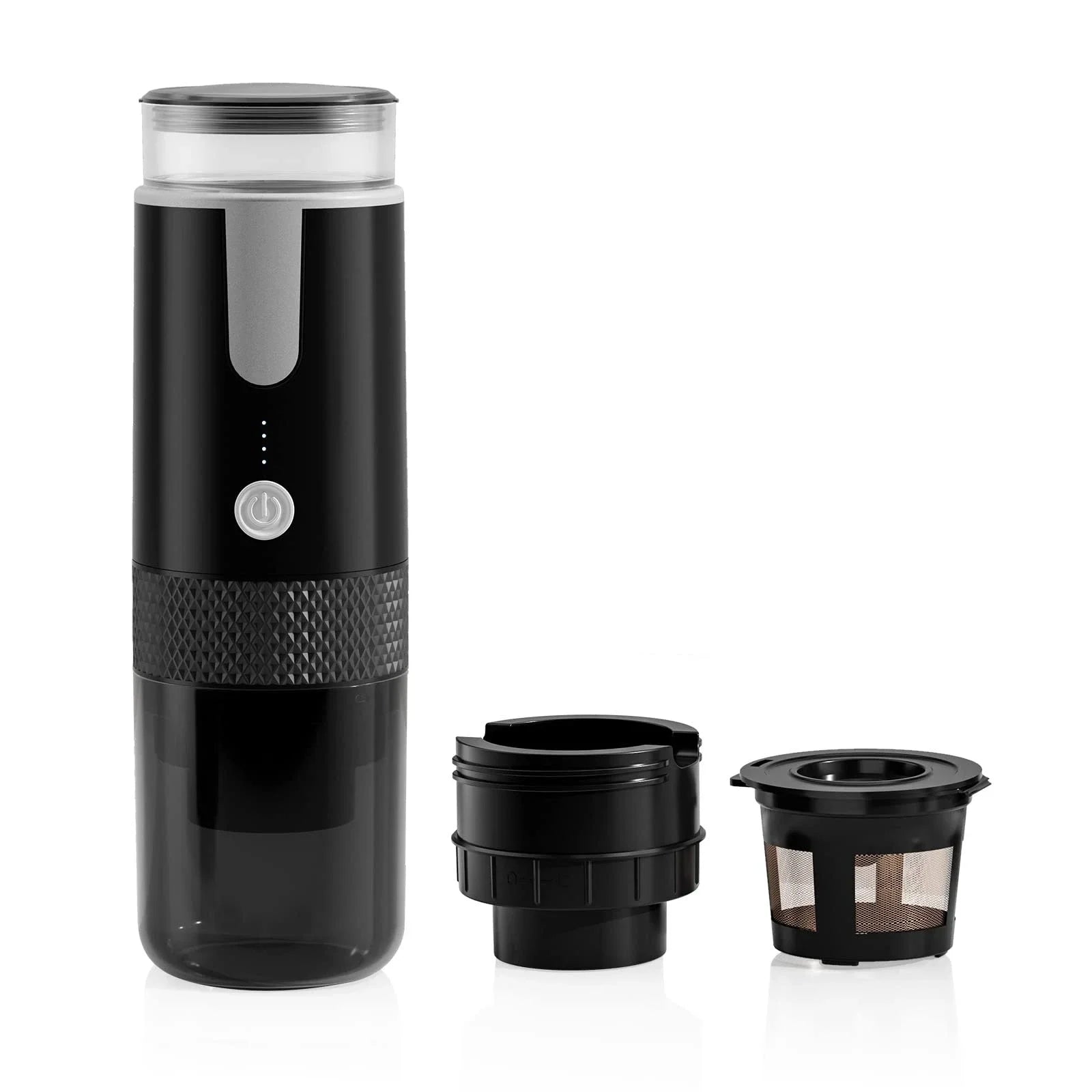 Portable Electric Coffee Maker for Ground Coffee & Capsules