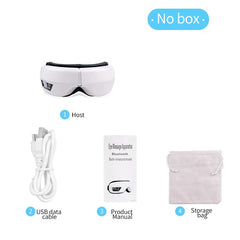 6D Smart Eye Massager with Heat, Vibration & Bluetooth